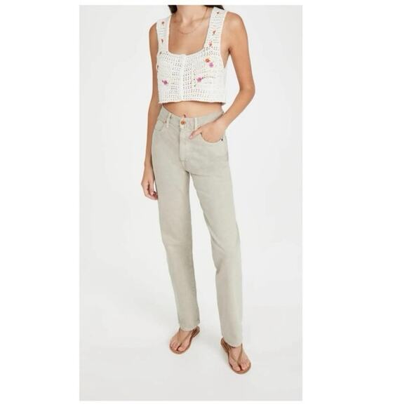 SLVRLAKE Premium Denim London Straight Leg Jeans in Desert Hill, Size 26 - Picture 1 of 16